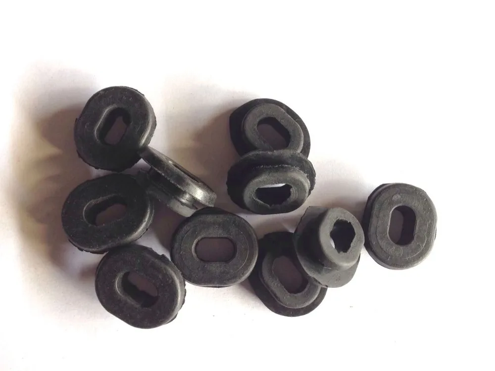 (10 шт./лот) резиновые детали для скутера опора рамы двигателя китайских мопедов QJ