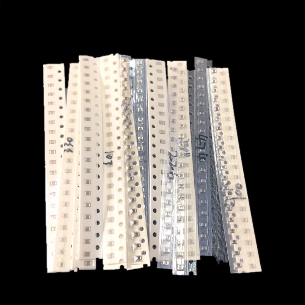 1206 SMD конденсатор Ассорти Комплект, 36 значений* 20 шт = 7 20 шт 1пф~ 10 мкФ Образцы комплект электронный diy комплект
