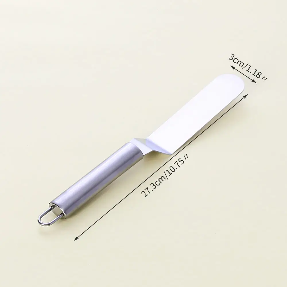 Bending 6 Inches Нержавеющая сталь шпатель прямой сливочное масло скребок Инструменты для украшения торта Fondant(сахарная) Формы для выпечки Кухня инструмент 6/8/10 дюймов - Цвет: Bending 6 Inches