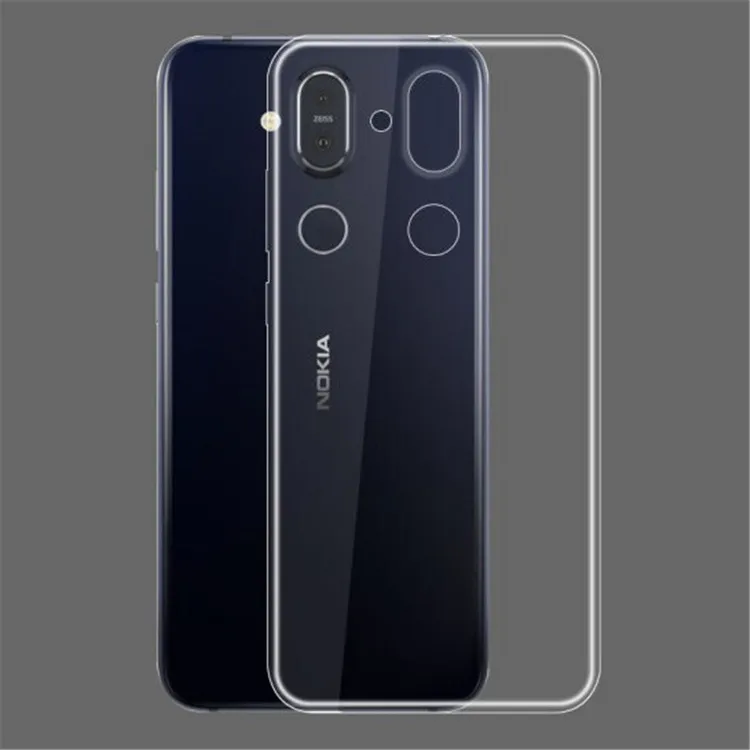 Для Nokia 8 1 чехол 2018 ультра тонкий прозрачный мягкий TPU TA-1119 TA-1128 Phoenix Nokia8.1 |