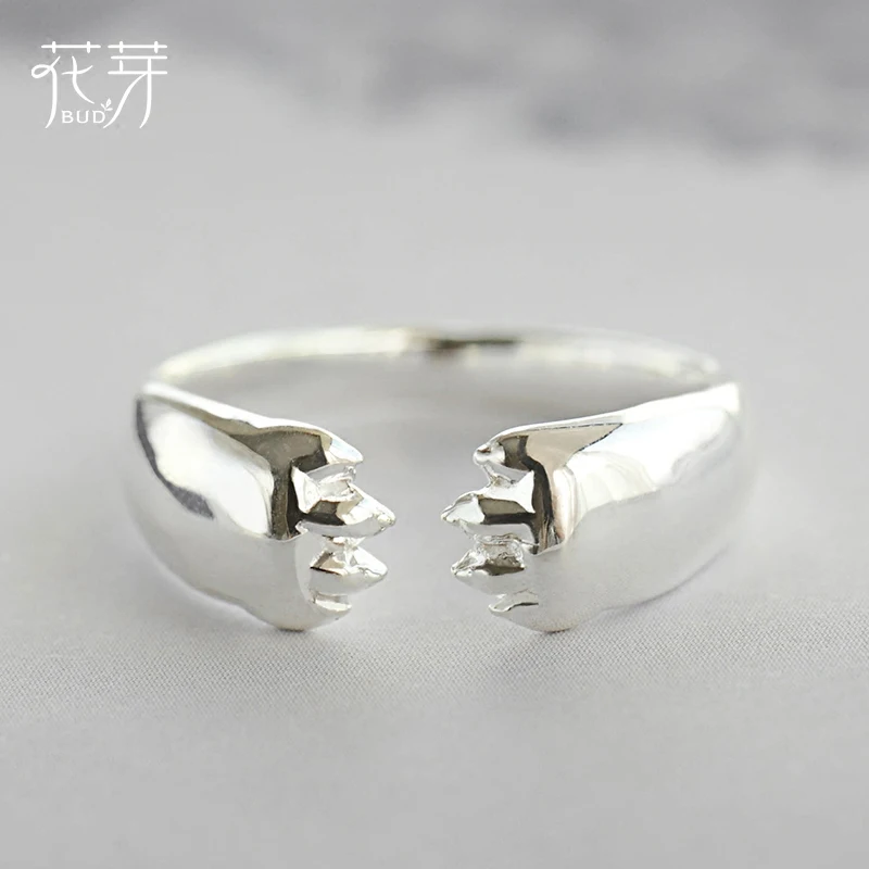 Кольцо женское из серебра 925 пробы с натуральным огненным опалом|Кольца| |