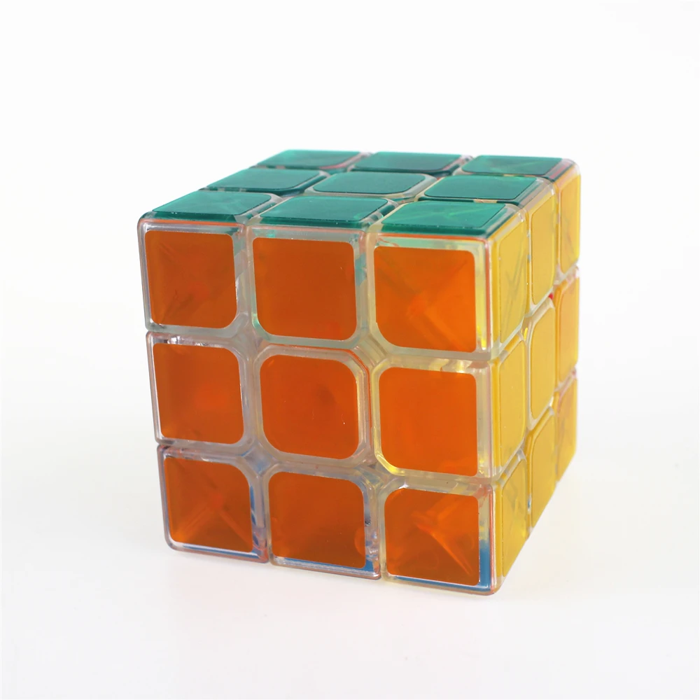 3x3x3 Zcube Кубики головоломки матовые наклейки прозрачный кубик Развивающие игрушки