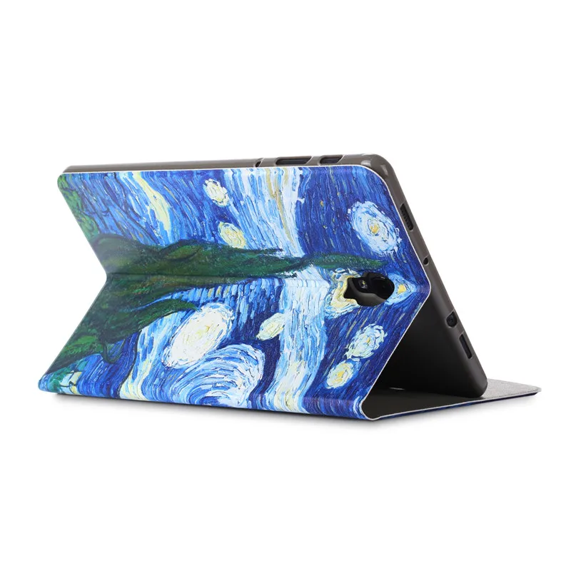 Тонкий окрашенный чехол из искусственной кожи для Samsung galaxy Tab A A2 10 5 2018 SM-T590 T595 T597