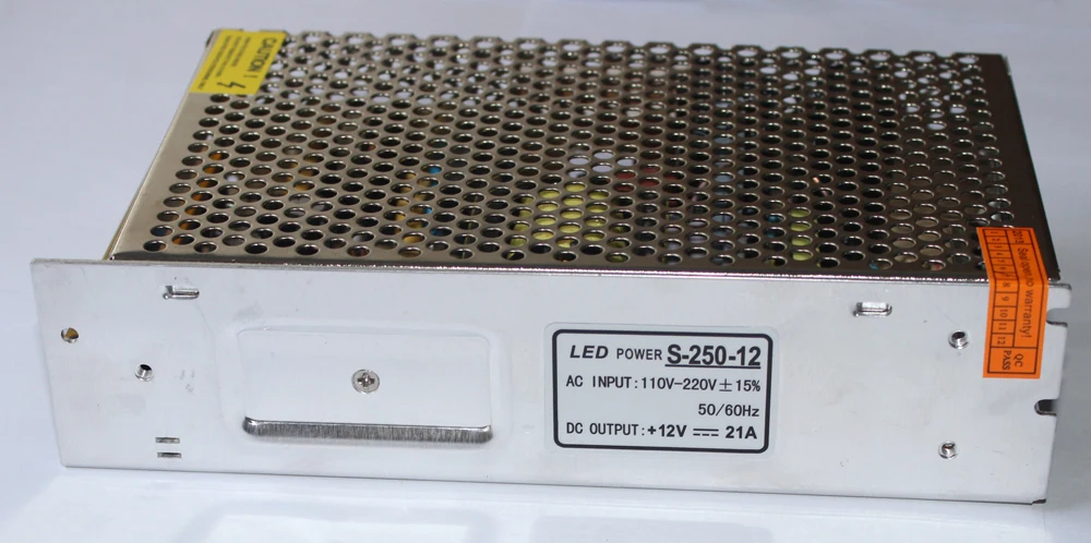 

Free Shipping High Quality Aluminum LED Strip Power Supply 24W 60W 100W 150W 200W 250W 300W 400W DC12V OutPut Voltage