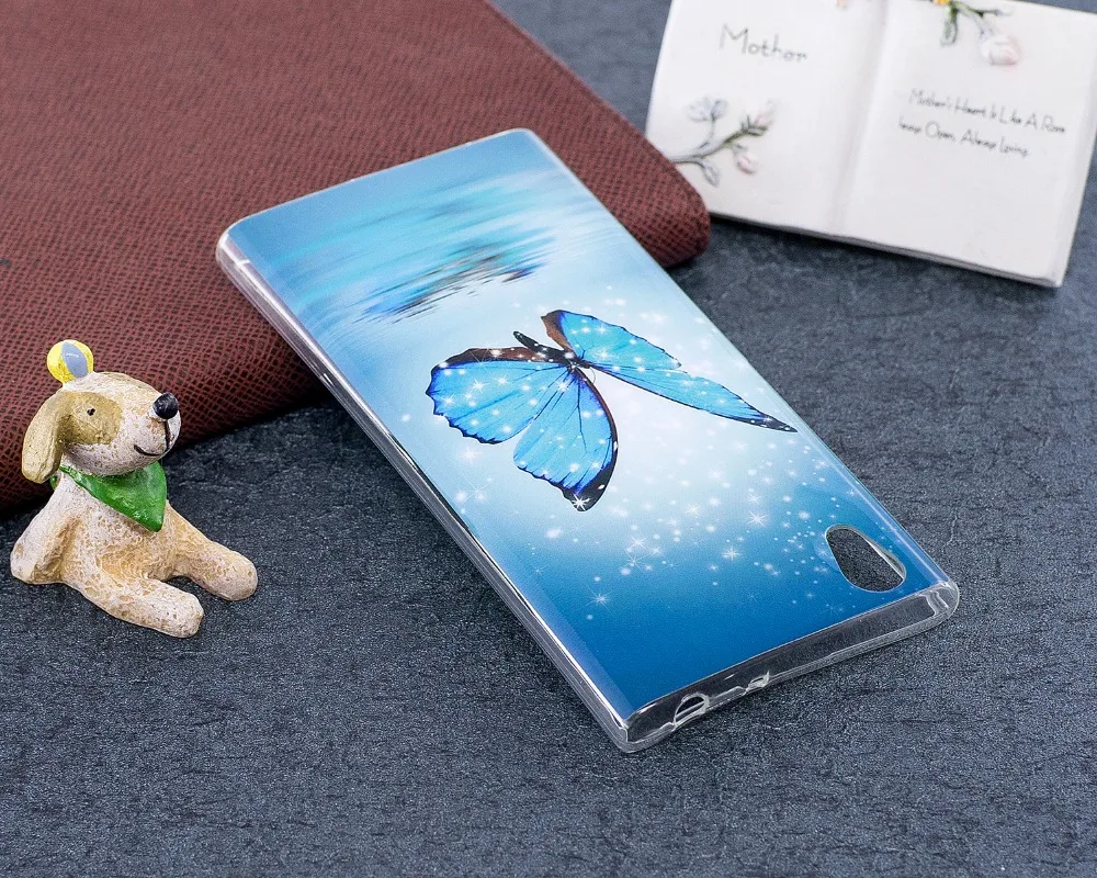 Светящийся чехол из ТПУ для Sony Xperia L1 L 1 G3312 G3311 силиконовый чехол|Чехлы-книжки| |