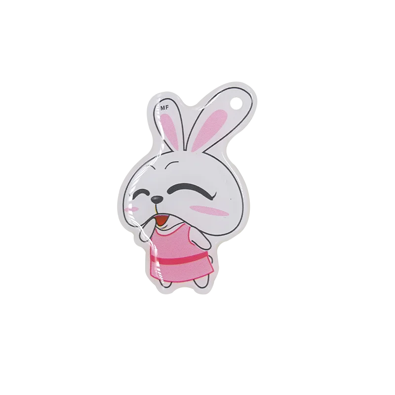 Rabbit 50 шт. 125 кГц Токен тег цепь для ключей брелок кольцо перезаписываемый Бланк RFID T5577 карта значок для ID карты доступа Копир Дубликатор Cloner - Цвет: Rabbit
