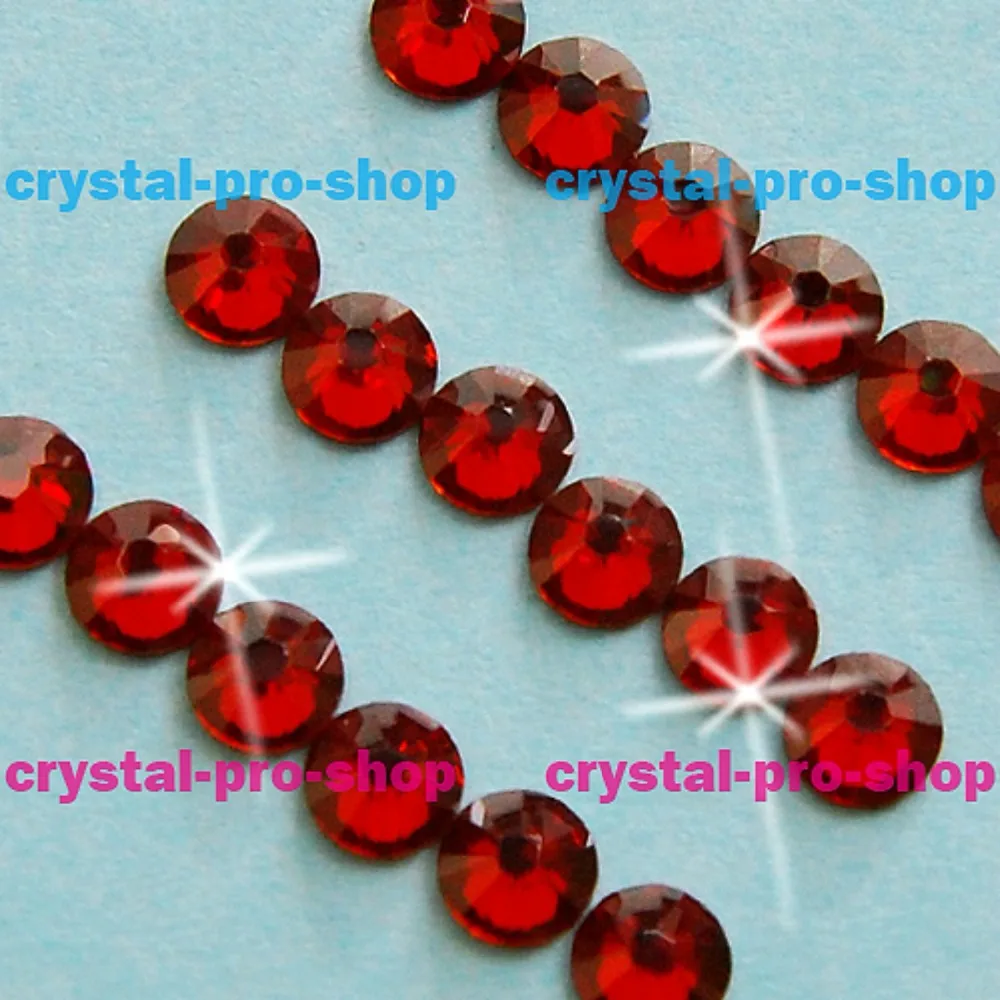 Элементы Swarovski Red Magma (REDM) без горячей фиксации или (ss5 ss34) (2 мм 7 мм) хрустальные