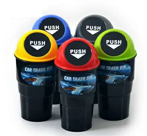

WISE TRAVEL Hot Sale 1PC Mini Office Home Auto Vehicle Car Trash Rubbish Bin
