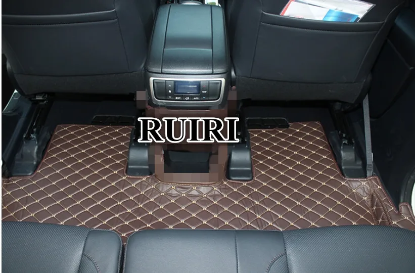 Высокое качество! Специальные автомобильные коврики для Toyota Highlander 7 мест 2018-2014