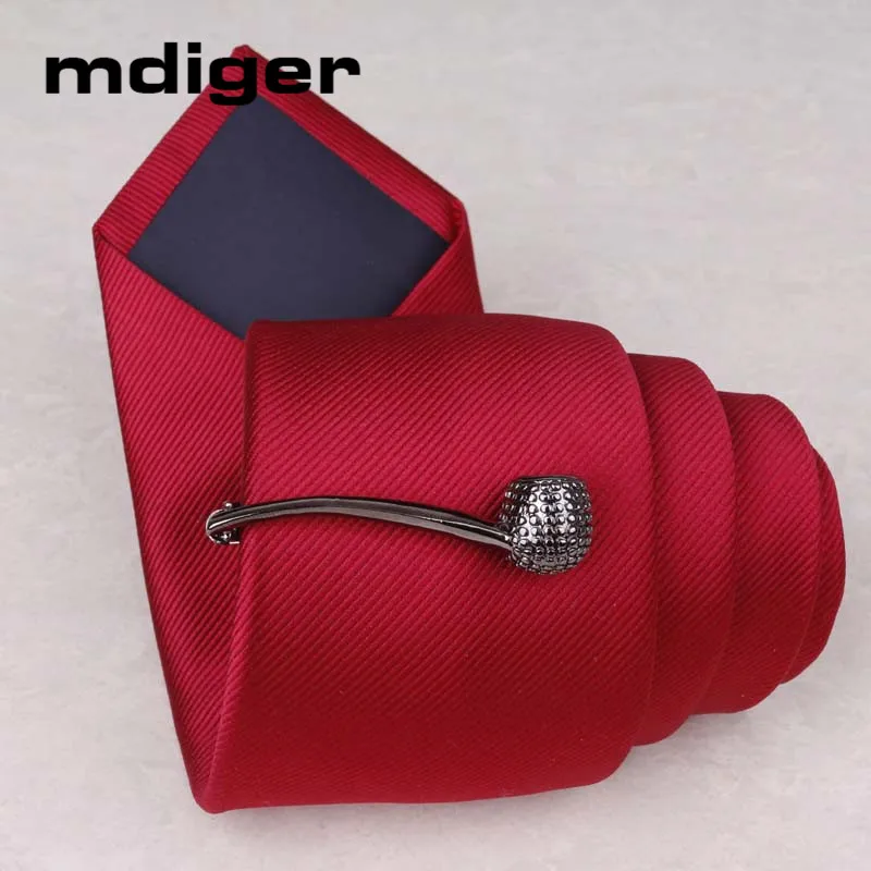 Mdiger брендовый мужской галстук с зажимом медный праздничный деловой ГАЛСТУК
