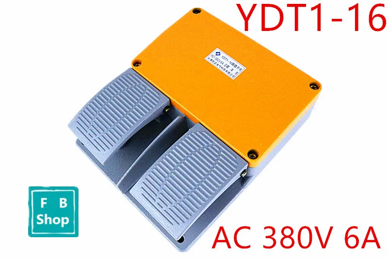 1 шт. YDT1 16 AC 380V 6A алюминиевый желтый двойной с сердечником KH9011 серебристый