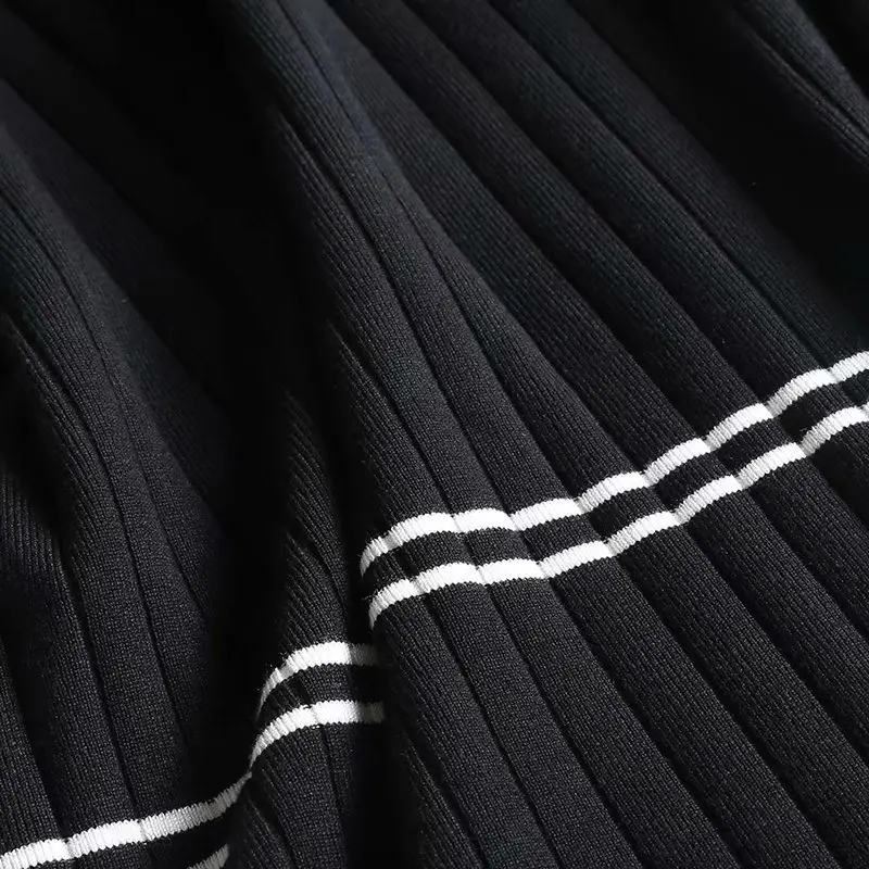 2019 женские весенние юбки с высокой талией винтажная вязаная женская длинная юбка