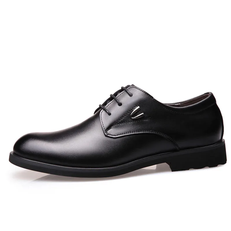Мужские свадебные туфли кожаные деловые мужские модельные с острым носком