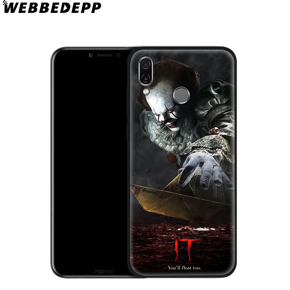 WEBBEDEPP Stephen King It Soft Case for Huawei P8 P9 P10 P20 P30 Lite Pro P Smart Z Plus 2019 Y6 Prime 2018 2017 Mini |