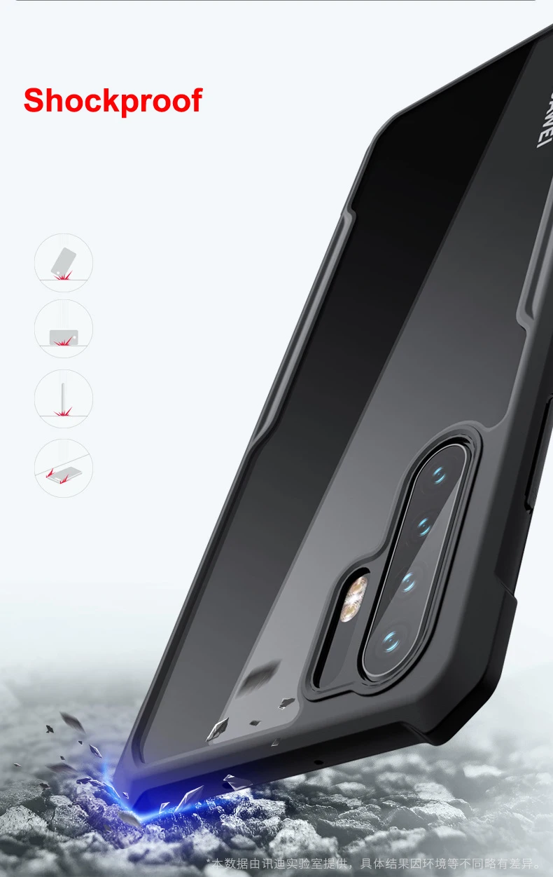 for Huawei P30 Pro Case Armor Airbag Shockproof Transparent Acrylic Cover P30Pro P 30 30Pro Fundas Bumper |