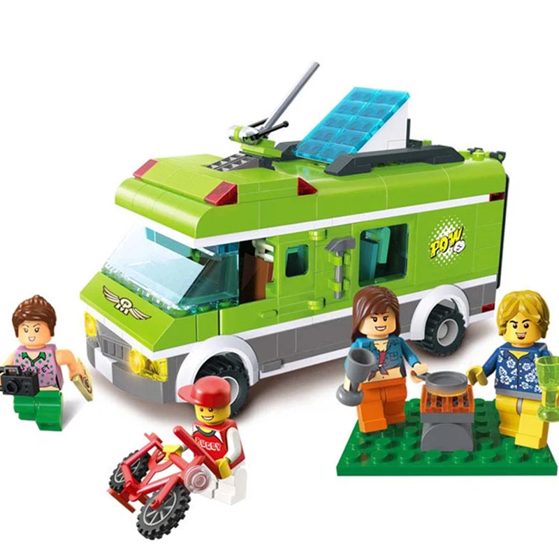 380 шт детские развивающие строительные блоки игрушка Совместимость с legoingly город