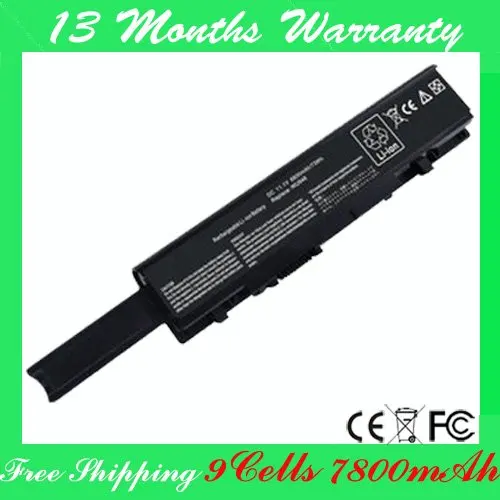 9 ячеек 7800mAh Аккумулятор для ноутбука студия 1535 1536 1537 1555 1557 DELL|laptop battery|studio 1537battery dell