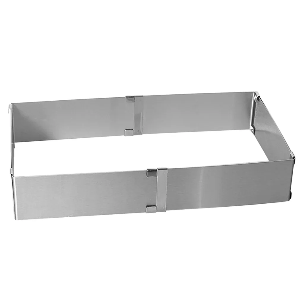 Регулируемая квадратная форма для торта из нержавеющей стали кольцо шоколадного