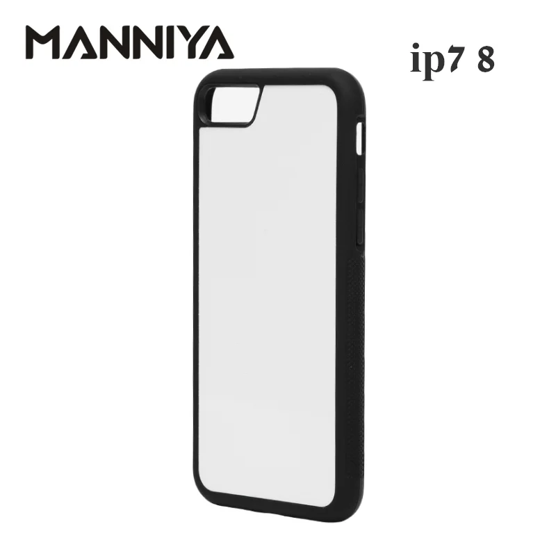 Чехол MANNIYA для iphone 7 8 SE 2020 пустой термополиуретановый + Поликарбонат резиновый