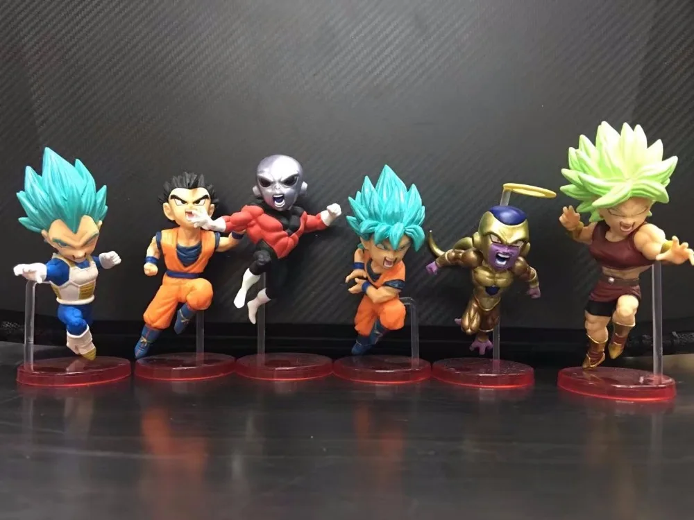 Dragon Ball Super vol.7 Trunks vegetto Zamasu Saiyan Rose Goku Black Grand Priest Jiren Kale Frieza PVC Фигурки игрушки|Игровые