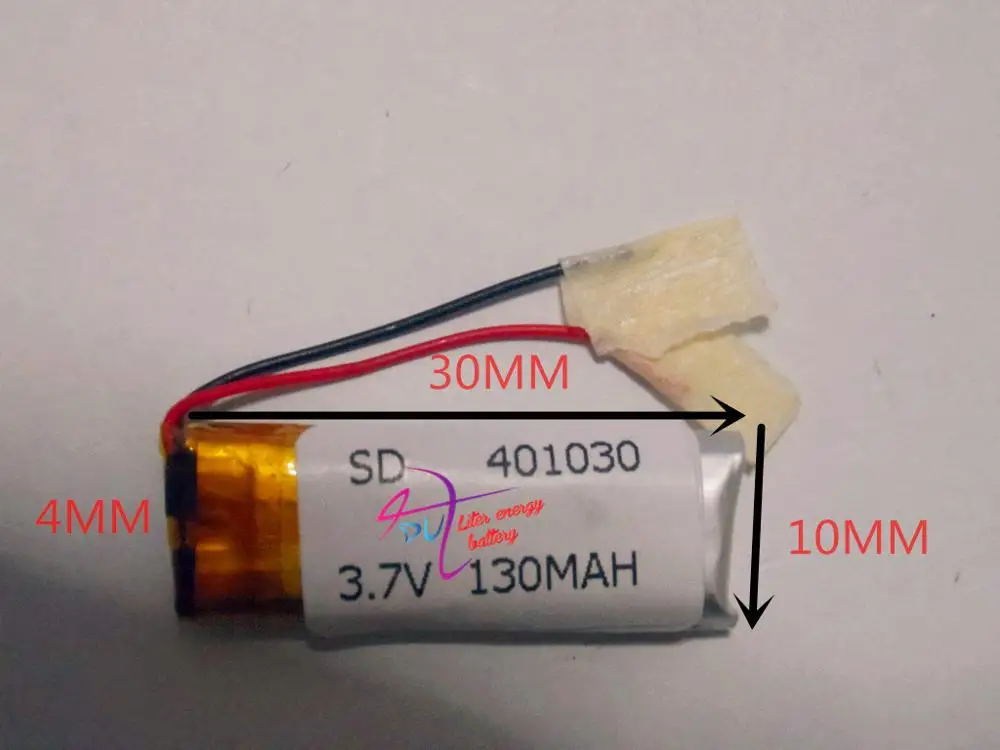 Лучшая батарея бренда MP3 MP4 Bluetooth 421030 3 7 в 130 мАч 451030 полимерная перезаряжаемая