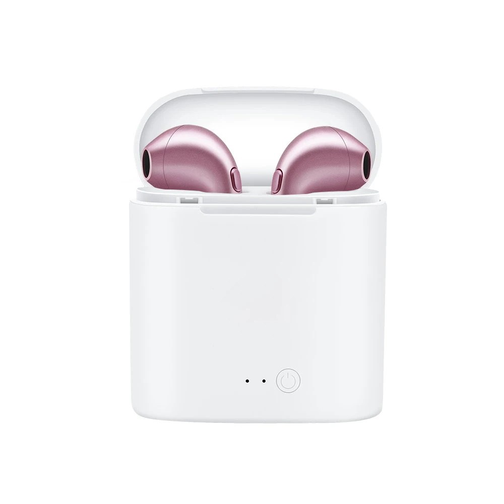 I7s TWS мини беспроводные Bluetooth наушники стерео вкладыши в ухо с зарядной коробкой микрофон для i7 tws Iphone Xiaomi все смартфоны - Цвет: I7  WRG
