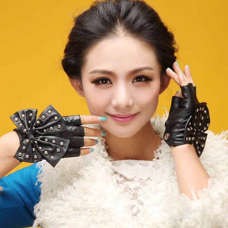 DELEDELAI/низкая цена лето осень для женщин из искусственной кожи без пальцев