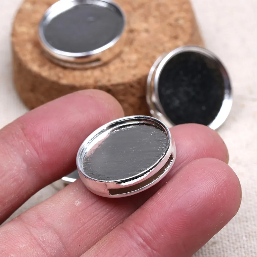 20 шт. круглые заготовки для кожаного браслета мм|blanks for jewelry|cabochon basecabochon base setting |