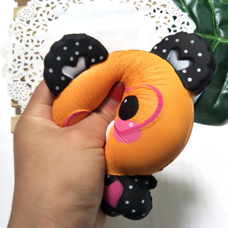 Сжимаемые Имитационные очки Медведь PU декомпрессионные игрушки медленно