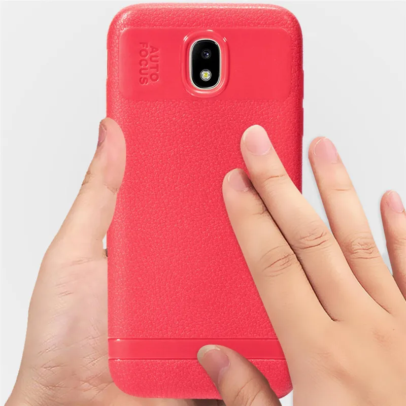 YOKIRIN Litchi Leather Case For Samsung Galaxy S7 Edge S8 S9 Plus S9+ J3(J330) J5(J530) EU Silicon Soft TPU Back Cover Fundas |