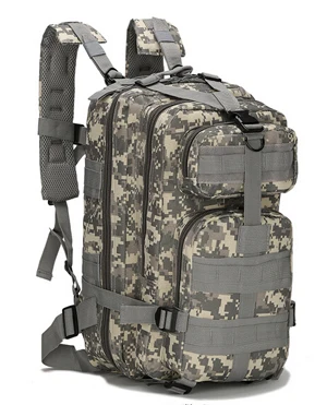 ACU Tactical Molle 3P Assault Backpack Outdoor Sports Military Camping Hiking Climbing Rucksack Trekking Hunting Bag - Цвет: ACU