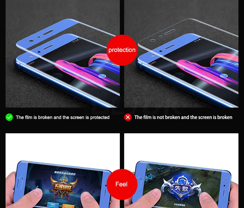 VGCJOK 3D полное покрытие из закаленного стекла для huawei P20 Lite Pro Honor V10 V9 Play Защитная пленка для Honor 9 10 Lite