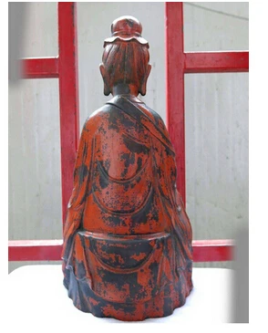Кобре де Бронс ЧИНО 13 &quotКитай чистая фиолетовый бронзы tallado будды Estatua Escultura медь