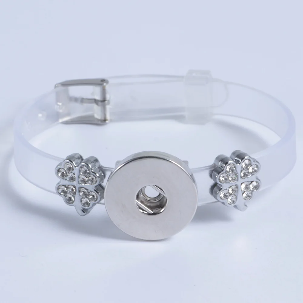 1 шт. 10 цветов клевера Талисманы красный Силиконовый пластиковый браслет