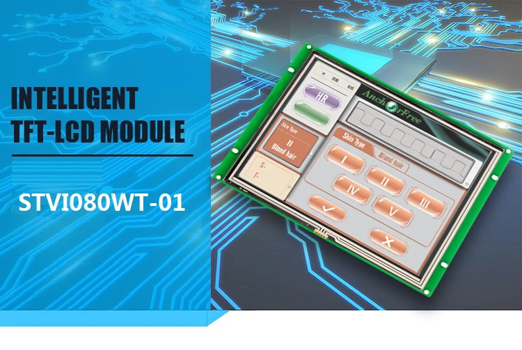 STONE 8,0 дюймов HMI Графический TFT lcd модуль сенсорная панель