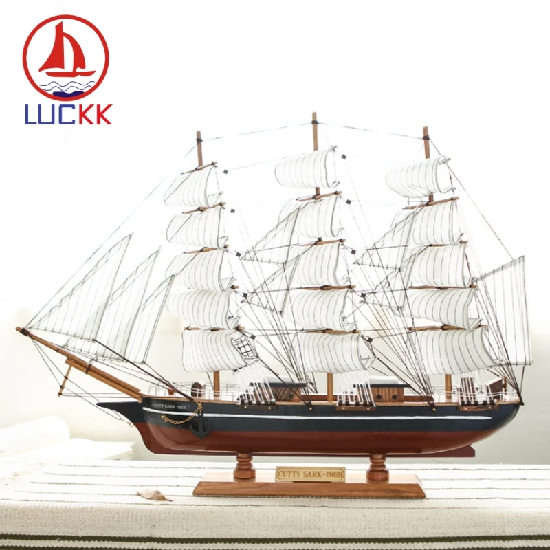 LUCKK 70 см деревянная статуэтка ручной работы CUTTY SARK морское домашнее украшение