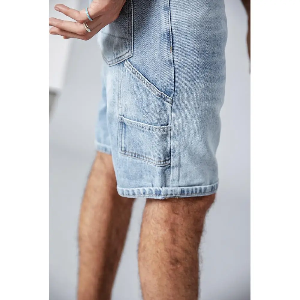 SIMWOOD 2020 летние модные джинсовые шорты мужские облегающие повседневные хлопковые