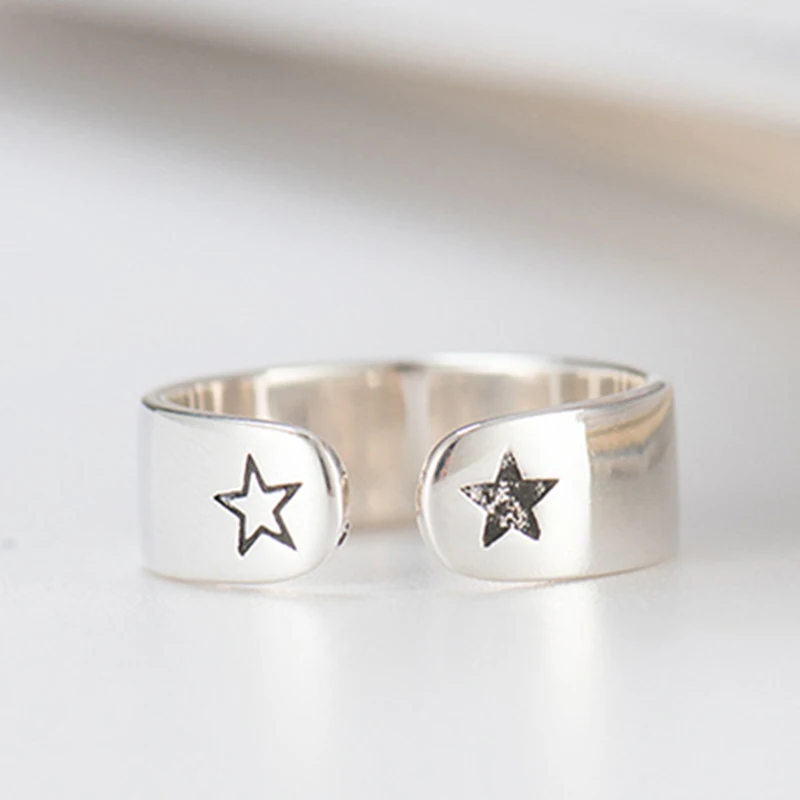 Женское кольцо из серебра 100% пробы простое Винтажное 925 Прямая поставка|Кольца| |