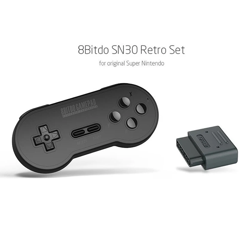 Хоббилан SN30 ретро набор Bluetooth контроллер геймпад с bluetooth-приемником адаптер для Android Mac для kingd SNES SF-C d20
