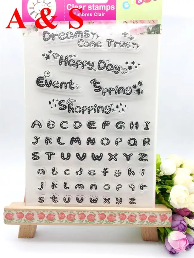 Letter And Number Transparent Clear Stamp DIY Silicone Seals Scrapbooking/Card Making/Photo Album Decoration Crafts | Дом и сад