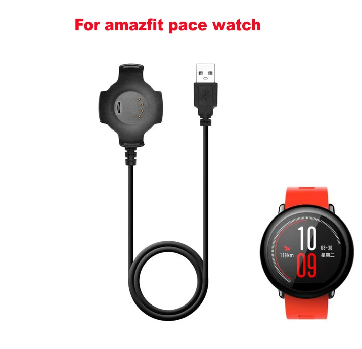 For amazfit pace 20 шт. заряднеое устройство для Amazfit Bip/Pace/Stratos 2 s/Verge для Xiaomi Huami Amazfit Bip зарядное устройство Smartwatch аксессуары - Цвет: For amazfit pace