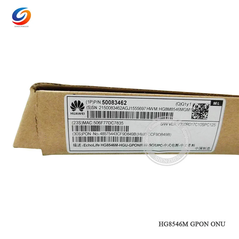 Бесплатная доставка epacket 100 шт./лот HW HG8546M GPON ONU 1GE + 3FE 1TEL USB wifi|Оптоволоконное