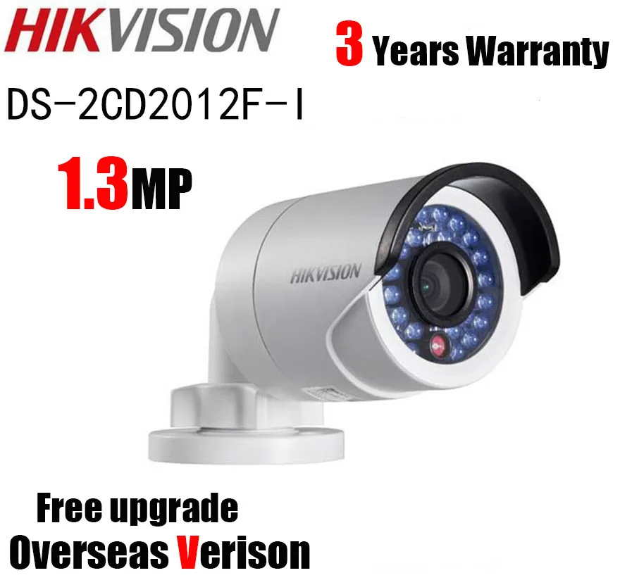 Hikvision ds 2cd2012f i 1.3mp poe пуля ip Камера ИК 30 м IP66 наружного видеонаблюдения