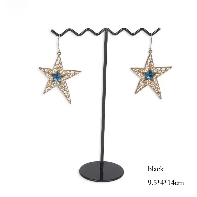 Новая акриловая Металлическая Витрина для украшений стенд кисточкой Длинные