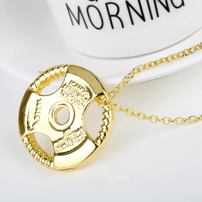 MQCHUN модные ювелирные изделия Вес пластина защитной штангой (подвеска в виде