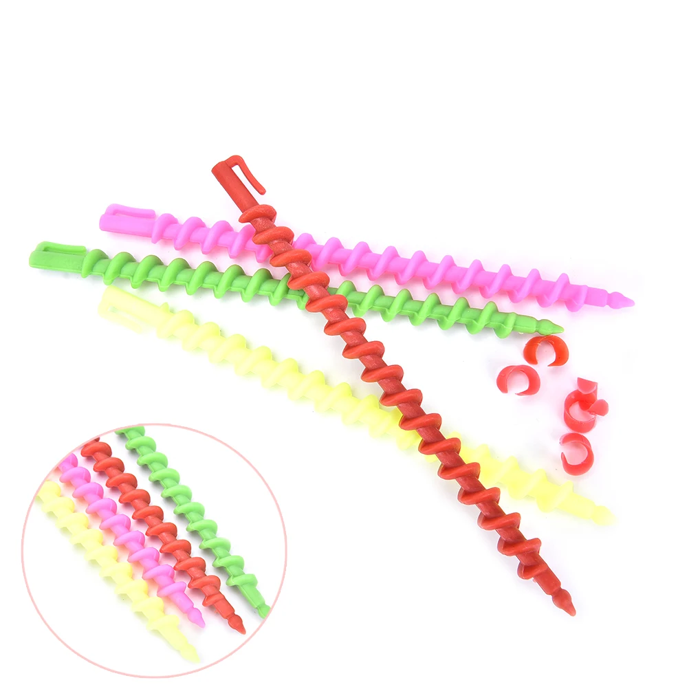 

23PCS Dia 1.2cm Plastic Styling Hair Rollers Curler Magic Spiral Perm Rod Bars Salon Hairdressing Tools Baber Rotating Screw