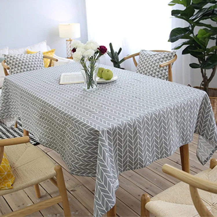 Серая скатерть со стрелами для дома/отеля/закусочной покрытие стола Mantel De Mesa многофункциональная льняная скатерть с принтом