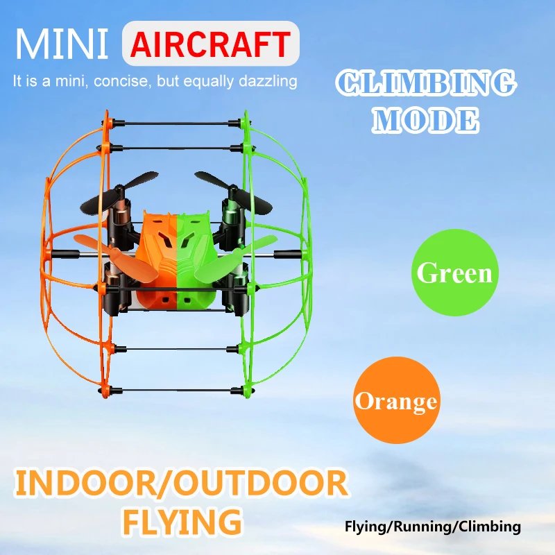 Мини Квадрокоптер SKY WALKER 1336 4CH 360 Flips 2 4 ГГц Climb RC Дрон с 6 осевым гироскопом и