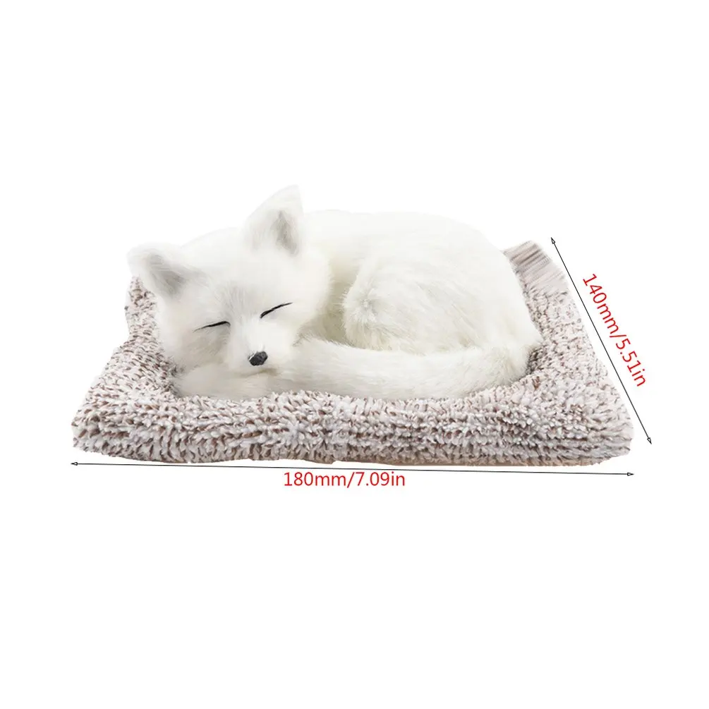 Little fox 18x14cm Украшение для автомобиля, креативное моделирование, собака, активированный уголь, автомобильная посылка на древесном угле, бамбуковый уголь, плюшевая игрушка, товары для интерьера - Название цвета: Little fox 18x14cm