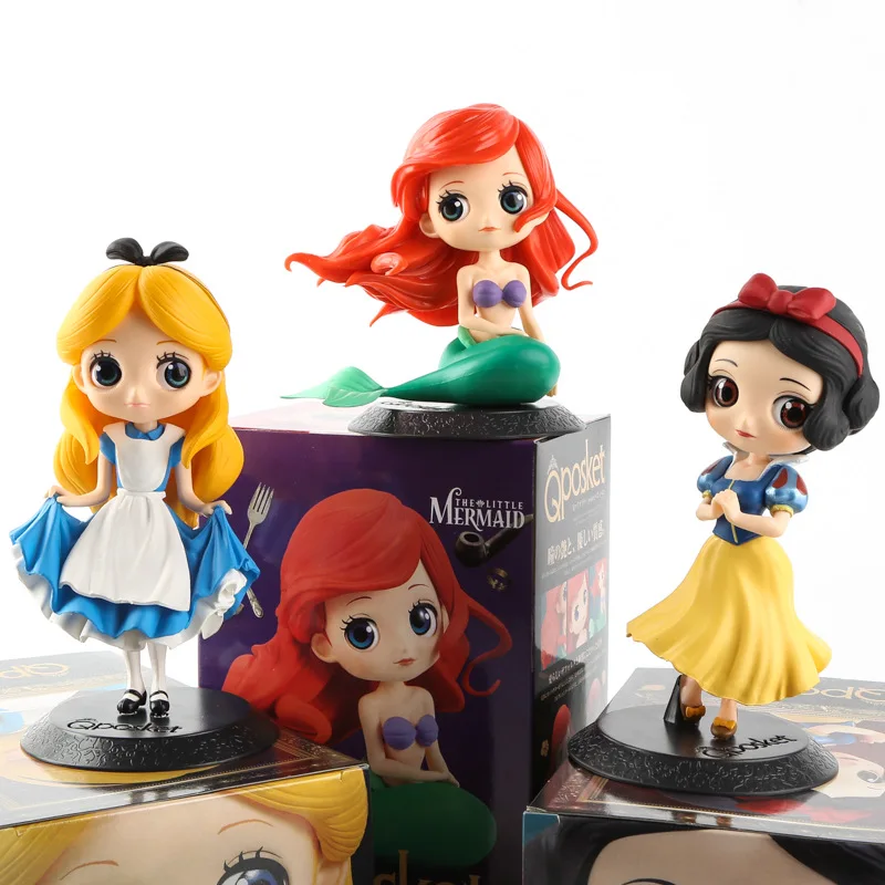 Disney фигурки принцесс с оригинальной коробкой Белоснежка Алиса маленькая